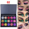 Waterproof Glitter Eyeshadow Palette 15 Colors