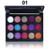 Waterproof Glitter Eyeshadow Palette 15 Colors