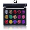 Waterproof Glitter Eyeshadow Palette 15 Colors