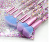 7 Liquid Crystal Liquid Flow  Cosmetic Brush Handle Make-up Kit Bag Valve