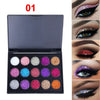 Waterproof Glitter Eyeshadow Palette 15 Colors