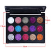 Waterproof Glitter Eyeshadow Palette 15 Colors